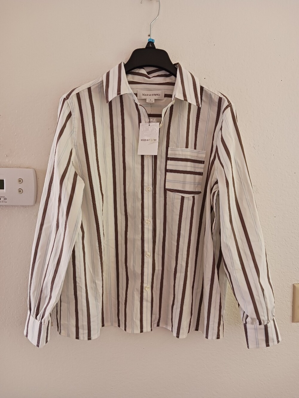 Solid & Striped Button-Down Shirt
